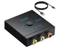 RCA to HDMI Converter, 1080P AV to HDMI Converter Plug-Play for PS2, Xbox | YGiTK Plug-Play Mini Composite CVBS Audio Video Adapter Supports PAL/NTSC for Wii, N64, VHS, VCR, PC Retro Gaming on Smart TV