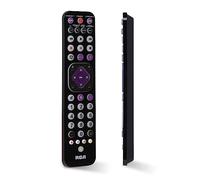 RCA Universal Rechargeable 6-Device Streaming Remote Control - for TV, Audio, Soundbar, Streaming Devices, Ultra-Slim, Rechargeable, Quick Access Keys