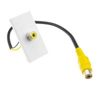 RCA Yellow Composite/Audio SPDIF Custom Face Plate Module Stub 15cm