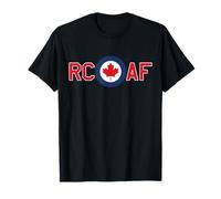 RCAF Royal Canadian Air Force Roundel Maple Leaf Canada T-Shirt