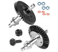 RCarmubWow 13-37T Differential Gear w/Slipper Clutch Upgrades Part for 1/10 4WD Slash 4x4,Rustler 4x4,Stampede 4x4,Bandit 4x4,XO-1,Steel Front Rear Gearbox Gears
