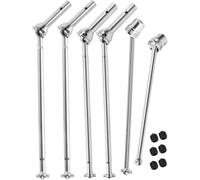 RCarmubWow RC Drive Shafts Axles Upgrades Part for Arrma 1/8 Kraton 6S BLX,Steel #45 Front & Rear Driveshaft,Center CVD Dogbone,6pcs,Silver