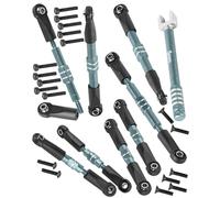 RCarmubWow RC Turnbuckles Camber Link Upgrades Part for 1/16 Mini Slash 70054-1,Aluminium Adjustable Front and Rear Toe Links Push Rods,Titanium