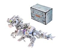 RCARTOYRTR 3D Metal Steampunk Dinosaur Puzzles, 3D Metal Mechanical Q Version Papillon Model Assembly kit, Collectible Display Model for Dinosaur Enthusiasts - 1110+ Pieces