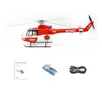 RCARTOYRTR BO105 470-Class Remote Control Helicopter, 2.4GHz Aircraft Indoor and Outdoor Flying Toy with 6 Channel, 4 Advanced Flight Modes, RC Flying Toy and Gifts for 14+ (PNP Version)