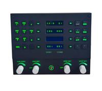 RCARTOYRTR Flight Simulator JF-17/FA-18C/F16 UFCP Up Front Control Panel with Backlit Panel, Programmable Controls, Compatible with Leading Flight Simulation Games on Windows