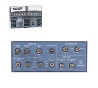 RCARTOYRTR Flight Simulator Lighting Control Panel, Rows-fire A101 A32x mini Light OVERHEAD Panel for MSFS 2020/2024 with Functional Dual-Position Switches - Windows Home Cockpit