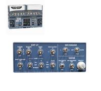 RCARTOYRTR Flight Simulator Lighting Control Panel, Rows-fire A101 A32x mini Light OVERHEAD Panel for MSFS 2020/2024 with Functional Dual-Position Switches - Windows Home Cockpit