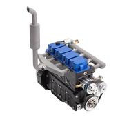 RCARTOYRTR Gasoline Engine Model Kit for RC Cars, L4-205-OHV 20.5cc Inline 4-Cylinder 4-Stroke Water-Cooled Internal Combustion Engine Model, Education Model Toy DIY Kits for Adults