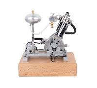 RCARTOYRTR Hoglet V1 Single Cylinder 4-Stroke Gasoline Engine Model, Realistic Motorcycle Kick Start Internal Combustion Engine, Physical Science Education Kit & Gift (RTR Version)