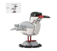 RCARTOYRTR MOC-196674 Arctic Tern Bird Building Blocks Set with Base, Animal Themed Model Building Kit for Adults to Build, Home and Office Desk Décor & Gift for Her or Him (155 Pieces)