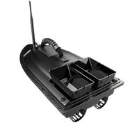 RCARTOYRTR V070 12000mAh RC Bait Boat with 40 GPS Waypoints, 1.5kg Capacity Dual-Hopper, Led Lights and 500m RC Distance, Toys and Gifts for Fishing Lovers&Adults