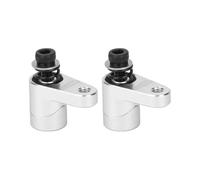 RCAWD 20T Servo Arms with Servo Protection for ARRMA Mojave Typhon Granite Grom & for n Losi & Micro Gear Servo Spektrum #SPMSSX110 Steering Servo Horn Upgrades Silver 2pcs