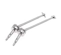 RCAWD 2pcs #45 hardened steel CVD drive shaft for rc hobby model car 1/14 Wltoys 144001 buggy option hop-ups parts(Silver)