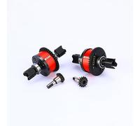 RCAWD 2Pcs Front Rear Diff Set 42T Gp5 10K for 1/7 Arrma Felony Fireteam Infraction Limitless Mojave 1/8 Karton Notorious Outcast Talion TLR Tuned Typhon Parts ARA311023 (Red)