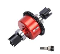RCAWD 43T/10T F/R Diff Set for Arrma 1/7/1/8 6S Red | Complete Front/Rear Diff with 43T Main & 10T Input Spiral Gears, 40CrMo Steel, Fits Arrma 6S