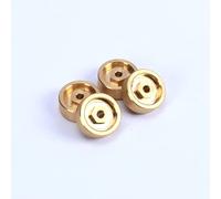 RCAWD 46g CR18P Brass Wheel Hex Hub Adaptors Compatible with Hobby Plus CR-18P Rock Van EVO Harvest T-Hunter Trail Hunter Upgrades Parts