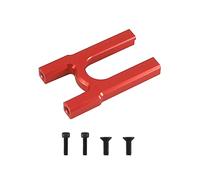 RCAWD Alloy Center Diff Mount for Arrma Mojave Talion Typhon Felony Infraction Karton Limitless Notorious Outcast Hopups Upgrade Parts(Red)