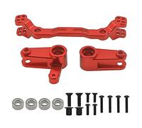 RCAWD Alloy Steering saver complete set for 1/10 ARRMA 3s&Mega Vorteks Senton Granite Big Rock Typhon hopups upgrades parts (Red)