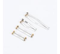 RCAWD Aluminum RC Suspension Links Bracket Rod for for 1/18 HobbyPlus CR18P Rock Van CR18P Trail Hunter CR18P Rock Van EVO CR18P EVO Harvest CR18P EVO Trail Hunter Upgrade Parts(Silver
