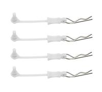 RCAWD Body Clip Retainers for Arrma 1/10 3S/Mega 4Pcs White