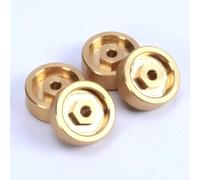 RCAWD Brass Wheel Hex Hub Adaptors 46g for RC Hobby Plus CR18P Rock Van Trail Hunter EVO Harvest Upgrade Parts
