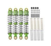 RCAWD Front and Rear Shock Absorbers 58mm 65mm For 1/18 HOBBYPLUS 4WD Rock Crawlers Upgrades Replacement Parts（Green）