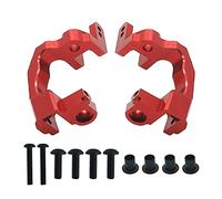 RCAWD Front C-Hub Carriers for Arrma 1/10 3S/Mega 2Pcs Red | Front C-Hub Carriers 2PCS, Alloy, Fits Arrma Vorteks/Senton/Granite/Big Rock/Typhon, Red