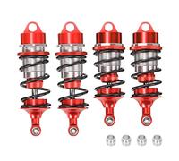 RCAWD Front Rear RC Shocks For Arrma FELONY INFRACTION LIMITLESS 6S BLX upgrades parts 4pcs/set # ARA330627 (Red)
