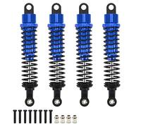 RCAWD Shock Absorber for 1/16 BEZGAR & LAEGENDARY Upgrades, 80mm Aluminum Parts, Front & Rear RC Shocks Damper Blue