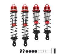 RCAWD Shocks for Arrma 1/7/1/8 6S EXB 4Pcs | Front/Rear Shock Set 4PCS, Aluminum, Fits Mojave/Outcast/Notorious/Typhon/Talion 6S
