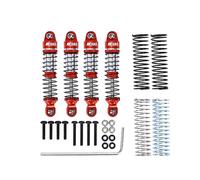RCAWD TRX4M 59MM Shocks Oil Type Damper for TRX4M Front Rear Shock 1/18 RC Crawler Upgrades Part #9764 (Red)