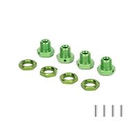 RCAWD Wheel Hex 17mm Wheel Nut for 1/8 arrma Typhon 4x4 3s Blx, Typhon 4x4 550 Mega Upgrades, Hex Wheels Hubs Adapter Aluminum Hex RC Wheels and Tires parts #ARA310906 ARA310904 (Green