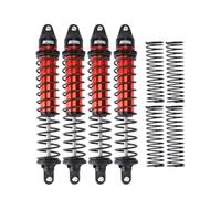 RCAWD Xmaxx 8S Shocks, 6mm Bold Shaft & 2 Types of Hardness Springs, 60% Upgrades Shock Absorber, for TRAXXAS X-Maxx Ultimate Front Rear RC Shocks Damper 1/5 Part #7761R 77086-4 77096-4 77097-4 Red