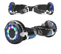 RCB Hoverboards for Kids and Adults 6.5 inch, Hoverboards with Bluetooth - Speaker - Colorful LED Lights, Hover Board Gift for Kids and Teenager