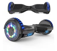RCB Hoverboards for Kids and Adults 6.5 inch, Hoverboards with Bluetooth - Speaker - Colorful LED Lights, Hover Board Gift for Kids and Teenager