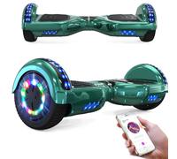 RCB Hoverboards for Kids and Adults 6.5 inch, Hoverboards with Bluetooth - Speaker - Colorful LED Lights, Hover Board Gift for Kids and Teenager