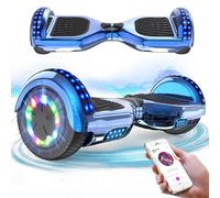 RCB Hoverboards for Kids and Adults 6.5 inch, Hoverboards with Bluetooth - Speaker - Colorful LED Lights, Hover Board Gift for Kids and Teenager