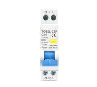 RCBO 1P+N 6KA Residual current differential Circuit breaker with over current Leakage protection 18MM 230V 50/60Hz(25A)