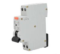 RCBO 230V 16A with Residual Current Type A and B Curve for Overload and Short Circuit Protection, 1P+N Compact Circuit Breaker with Visual Status Window
