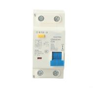 RCBO Protected Circuit Breaker FI Type 1P+N, DZ40LE-63 16A to 32A Leakage Protector with Visual Indication, AC 230V for Industrial and Residential Use(20A)