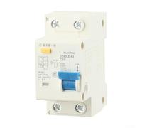 RCBO Protected Circuit Breaker FI Type 1P+N, DZ40LE-63 16A to 32A Leakage Protector with Visual Indication, AC 230V for Industrial and Residential Use(16A)