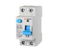 RCCB C25 Pure Residual Current Circuit Breaker 25A 2-Pin 2P 220V 6kA 30mA 2 DIN Modules