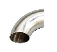 RCCT 1.75 Inch Stainless Steel Pipe Elbow 90 Degrees - SS304 Mandrel Bend Diameter 45 mm - Exhaust Welding Elbow - Polished - 1.75 Inch Exhaust Elbow (90 Degree, 1.75 Inches)