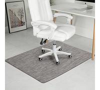 RccugmatS Chair Mat for Hardwood & Tile Floor, 36" x 48" Heavy Duty Office Chair Mat for Rolling Chairs, Anti Slip, Non-Curve, Floor Protector for Home Office, Gray Brown