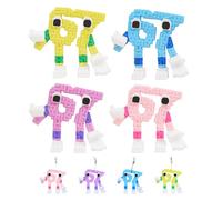 rccwed Brainrot 67 Meme Collectible Figures Steal a brainrot Six Seven Gift for Fans - 2.6 Inch Adorable Set of (Brainrot67-4Pcs)