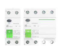 RCD RCCB Type B Earth Leakage Residual Current Circuit Breaker Evse 2P 4P AC 40a 63a 30ma 100ma 300ma 10KA Din Rail 230V TONGOU(25A,2 Pole 300 mA)