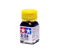 RCECHO® 2x Tamiya Model Color Enamel Paint X-24 Clear Yellow Net 10ml 80024 CA445 174; Full Version Apps Edition