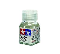 RCECHO Tamiya Model Color Enamel Paint X-21 Flat Base Net 10ml 80021 Full Version Apps Edition