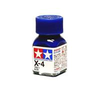 RCECHO Tamiya Model Color Enamel Paint X-4 Blue Net 10ml 80004 Full Version Apps Edition
